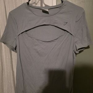 Gymshark Light Gray Short Sleeve Tee